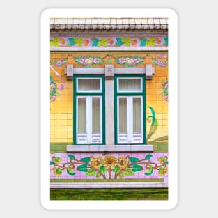 Arte Nova. azulejaria. portuguese tiles Sticker